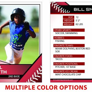 Baseball Trading Card 01