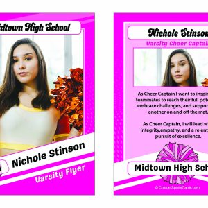 Cheer leader Trading Card 01