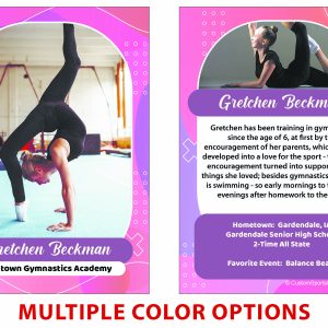 Gymnastics Trading Card 01
