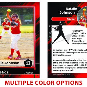 Softball Trading Card 01
